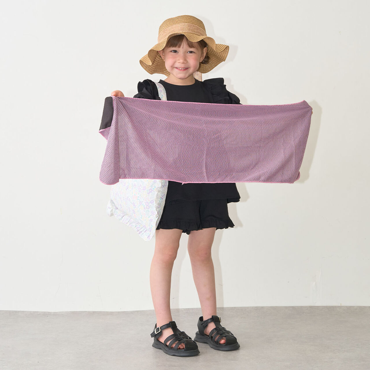 Cool-Touch Towel Rubber Keychain [Kids' Clothing] [Girls],Gray, large image number 16