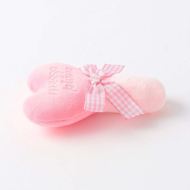 Blanket & Heart Stick Rattle Set [Box Included],Pearl white, medium image number 4