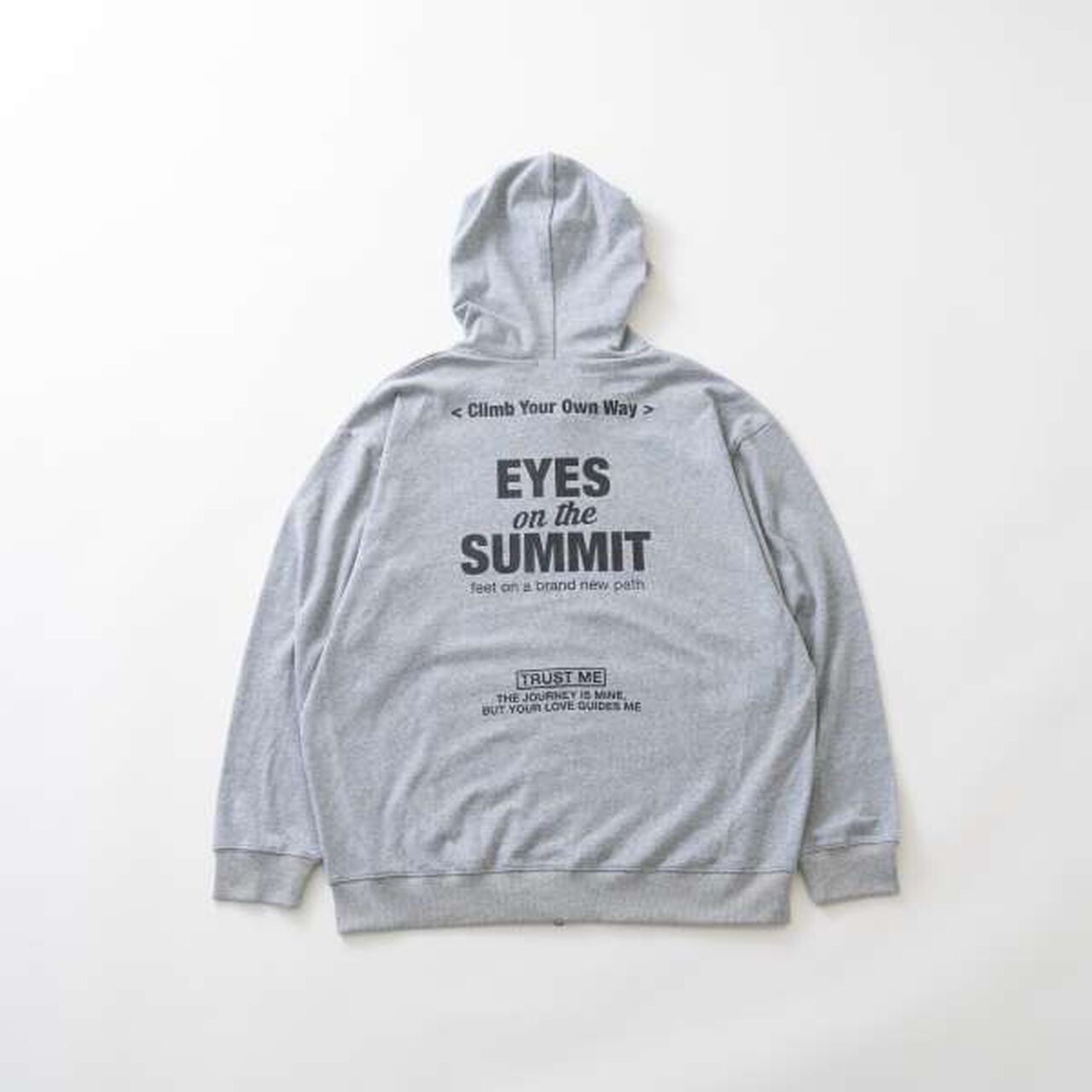 Heavyweight Jersey Zip Parka,Top gray, large image number 8