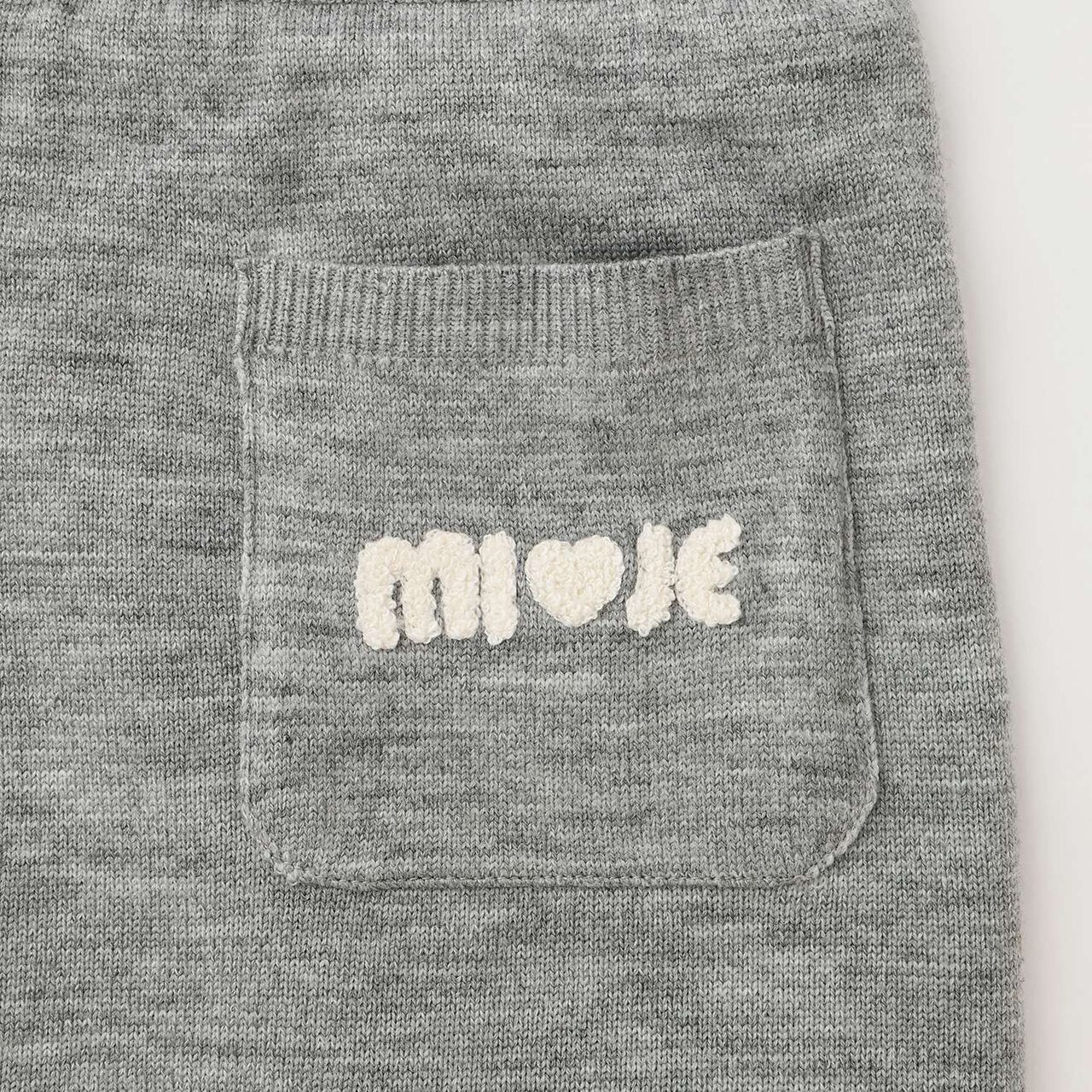 Lace Knit Shorts,Gray, large image number 3