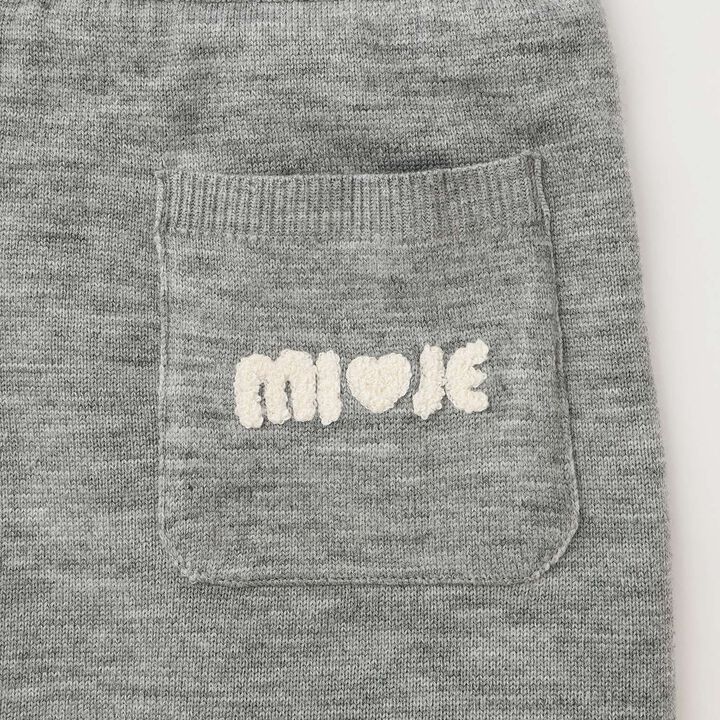 Lace Knit Shorts,Gray, medium image number 3