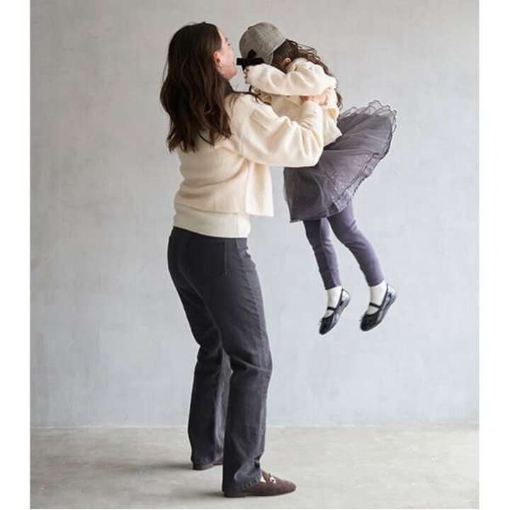 [Link] Collar Knit Cardigan,Charcoal gray, medium image number 10