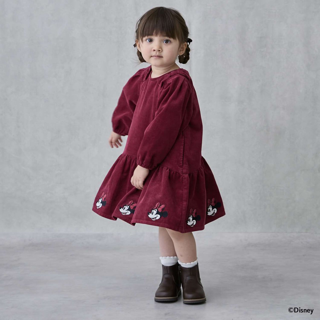 Disney Corduroy One-Piece Dress,Charcoal gray, large image number 3