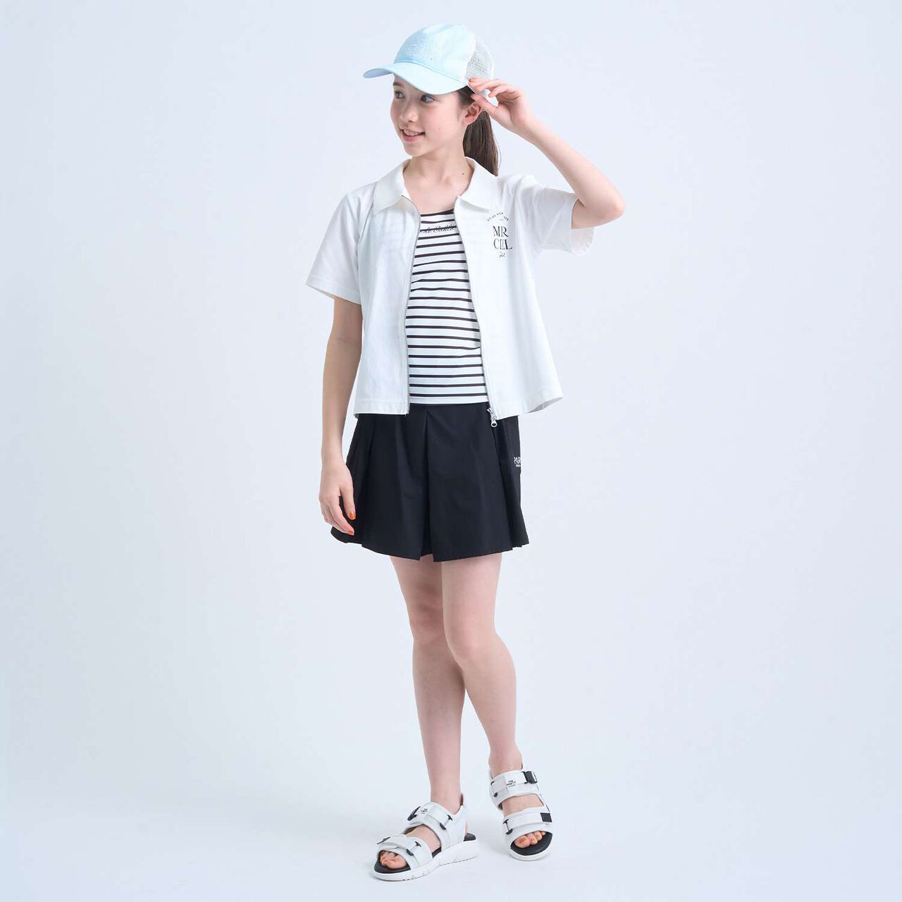 [SWIM] [UV Protection] Zip-Up 3-Piece Coordinated Set,Multi color, large image number 0