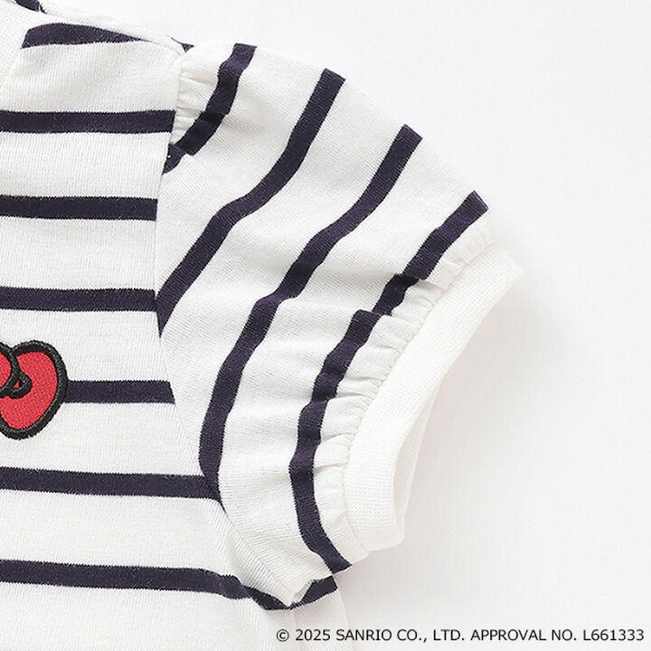 [Sanrio Characters] Ribbon Appliqué T-Shirt,Navy, medium image number 12
