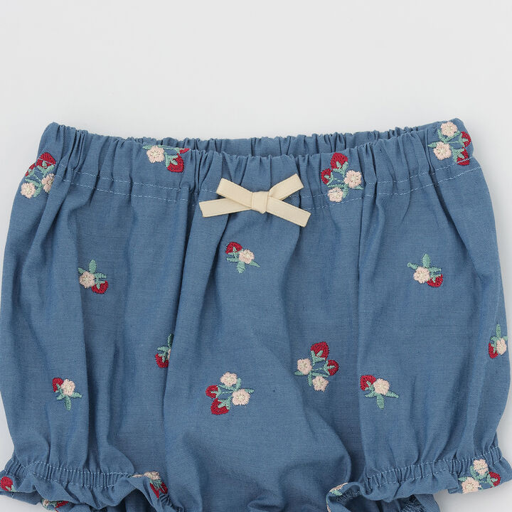 [Link] Strawberry Pattern Outfit Set,Navy, medium image number 6