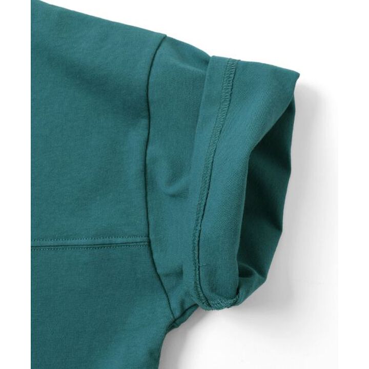 Big Short Sleeve T-Shirt with Pocket Embroidery,White, medium image number 16