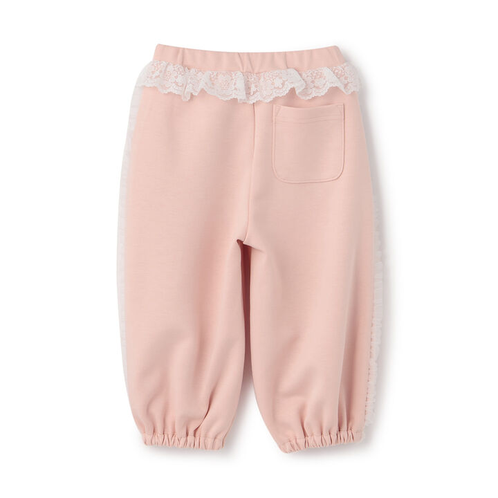 Side Tulle Long Pants,Pink, medium image number 11