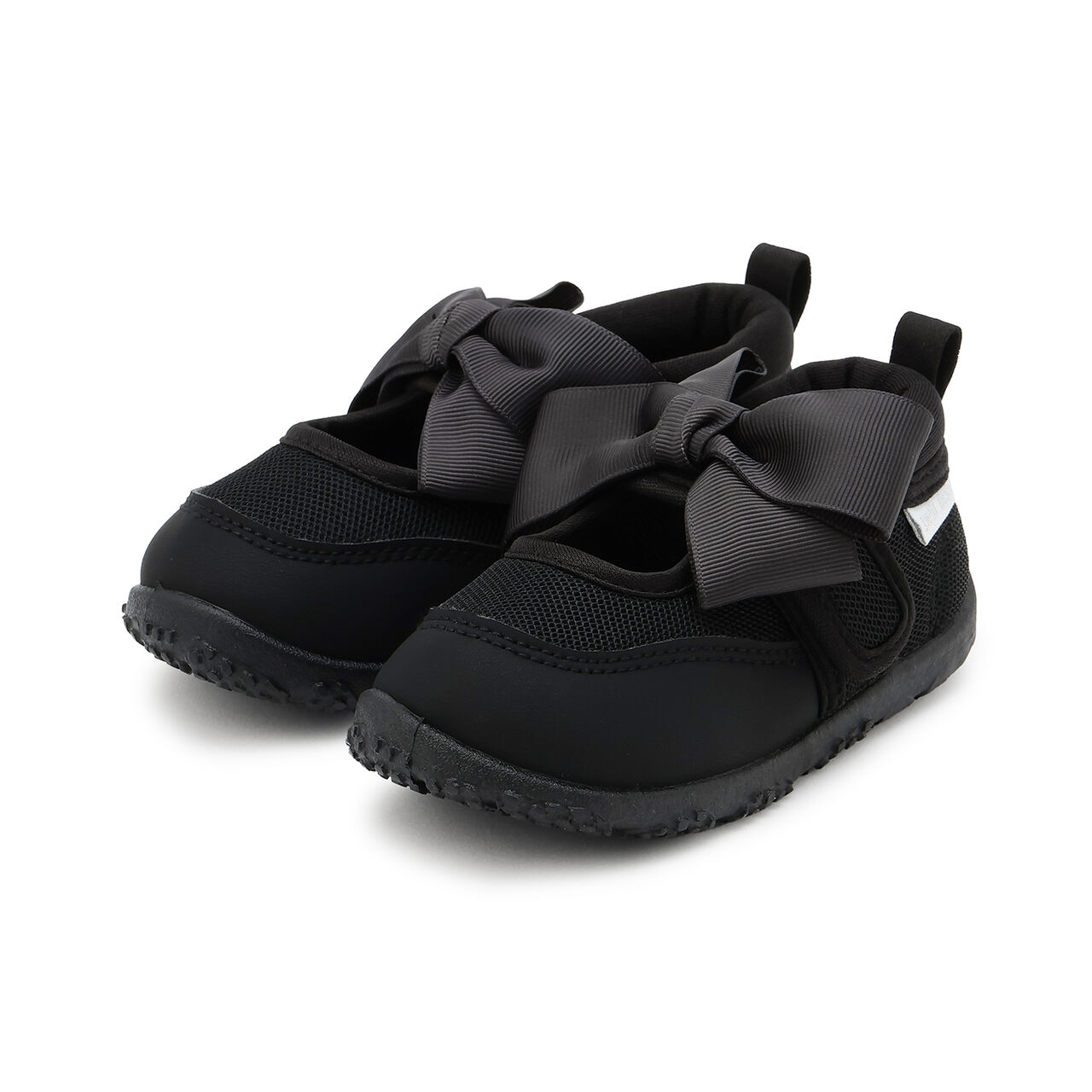[SWIM] Ribbon Water-Drain Sole Sandals,Black, large image number 0