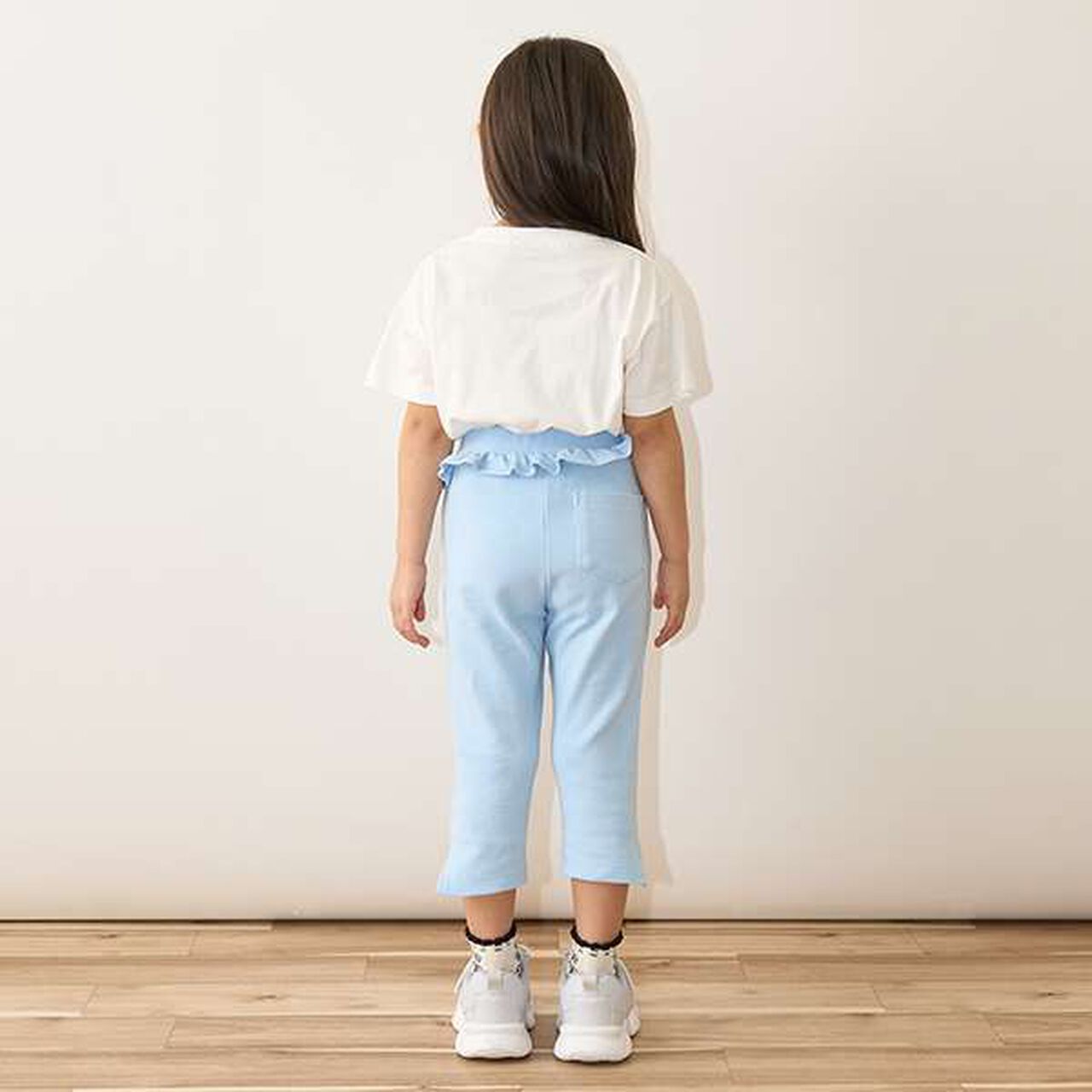 Tomo Pants Side Slit 7/8 Capri Pants,Beige, large image number 26