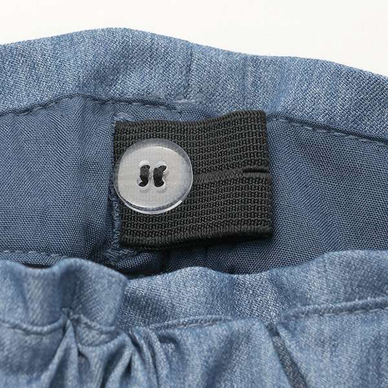 Easy Pleated Skirt-Pants,Moderate blue, large image number 3