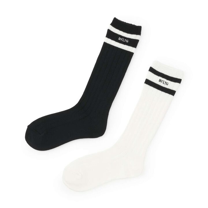 Line Loose Socks,Black, medium image number 3