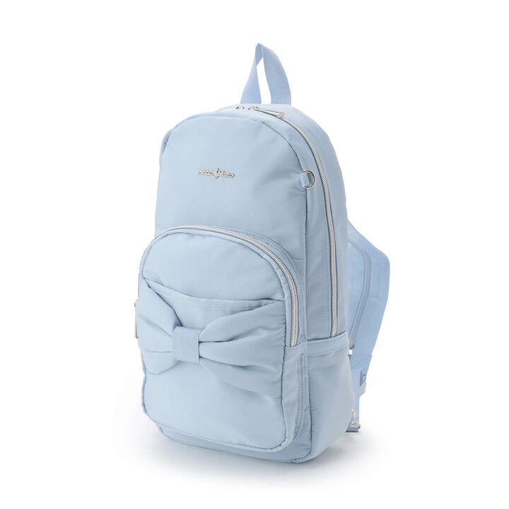 Ribbon Sling Bag♪,Light blue, medium image number 0