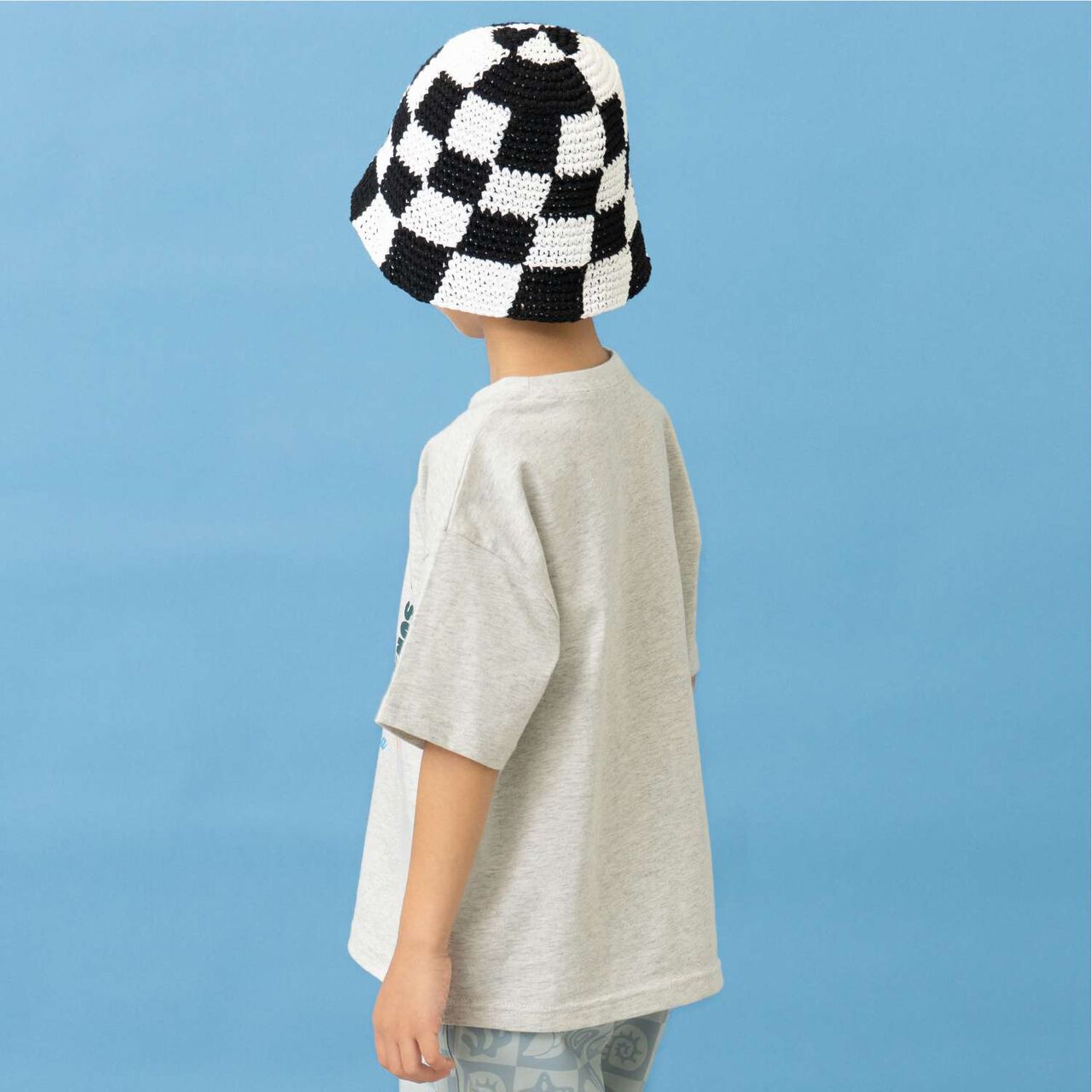 [365D.] Assorted Beach Print Cotton 100% Short Sleeve T-Shirt,Milky white, large image number 1