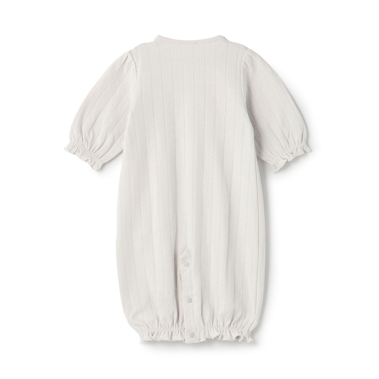 [Organic] Embroidered 2-Way Romper,Light green, large image number 1