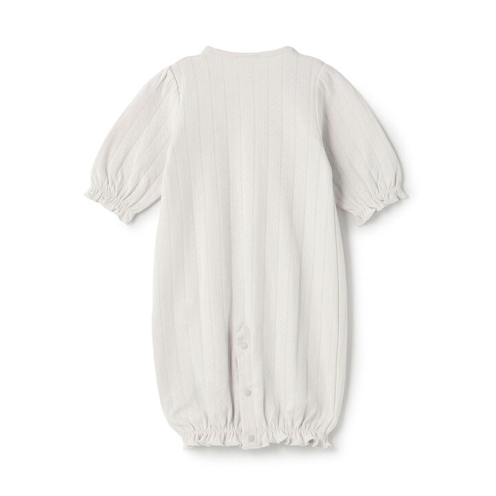 [Organic] Embroidered 2-Way Romper,Light green, medium image number 1