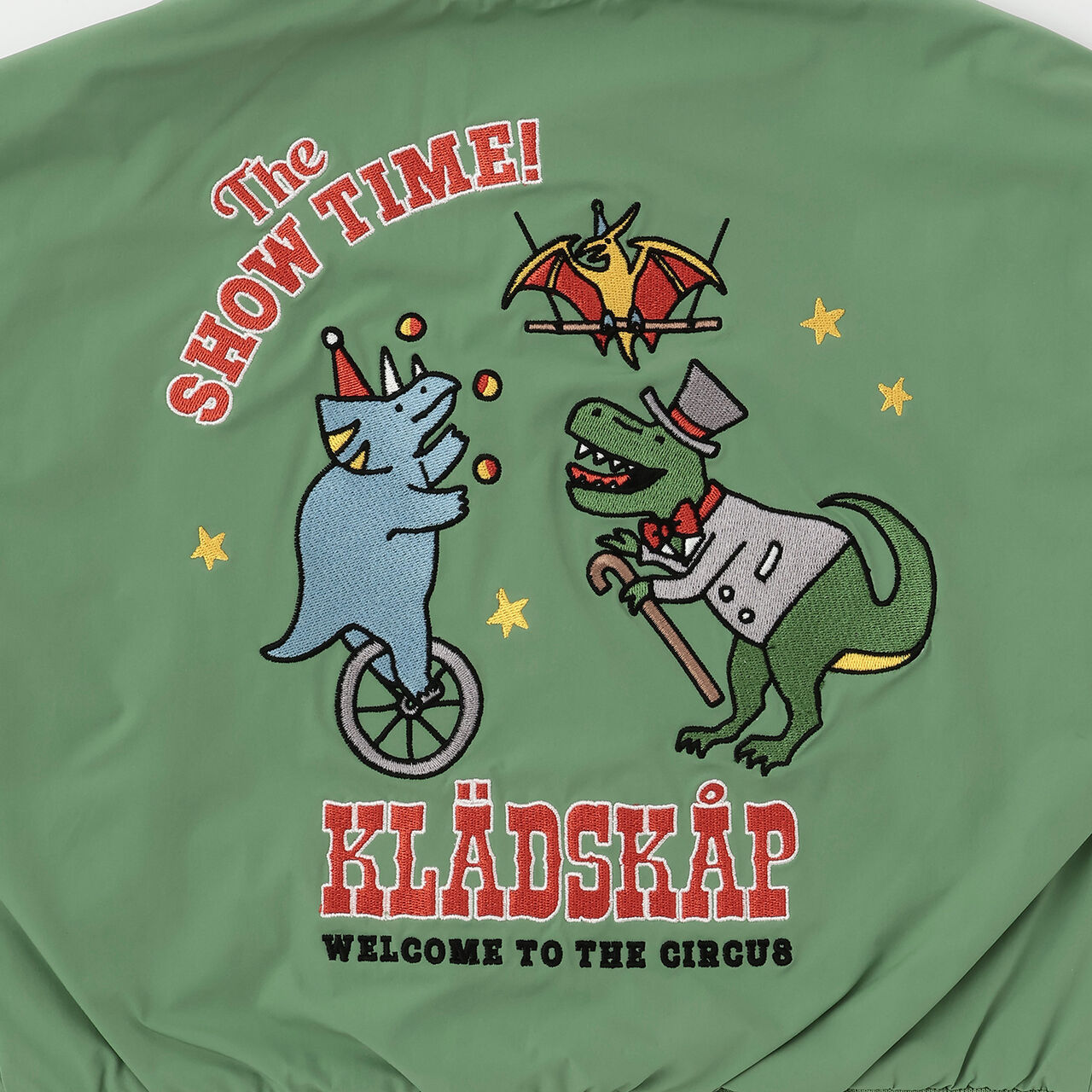 Circus Dinosaur MA-1 Bomber Jacket,Khaki, large image number 7