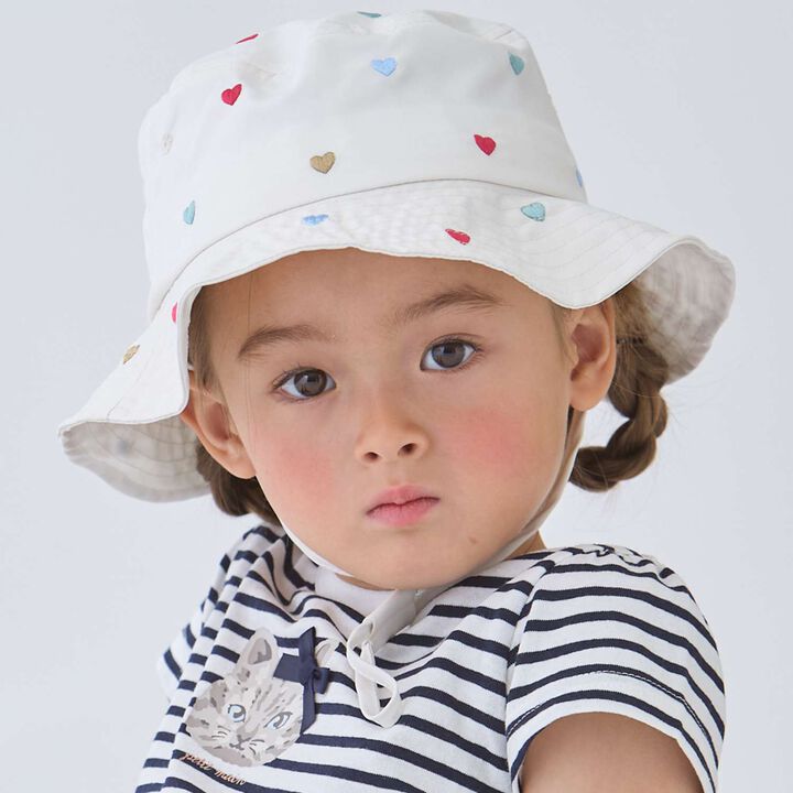 [Heat-Resistant] Embroidered Bucket Hat,Pink, medium image number 13