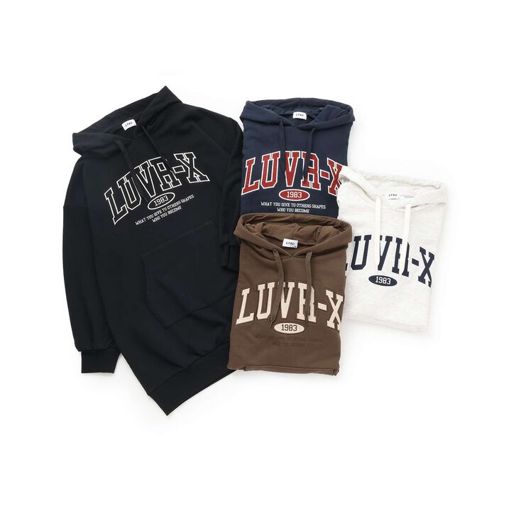 Loose Parka One-Piece Dress,Black, medium image number 8