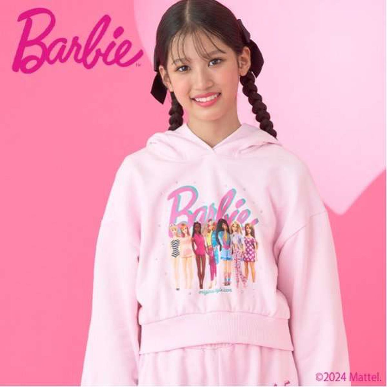 Barbie / Black Cropped Parka,Black, large image number 20