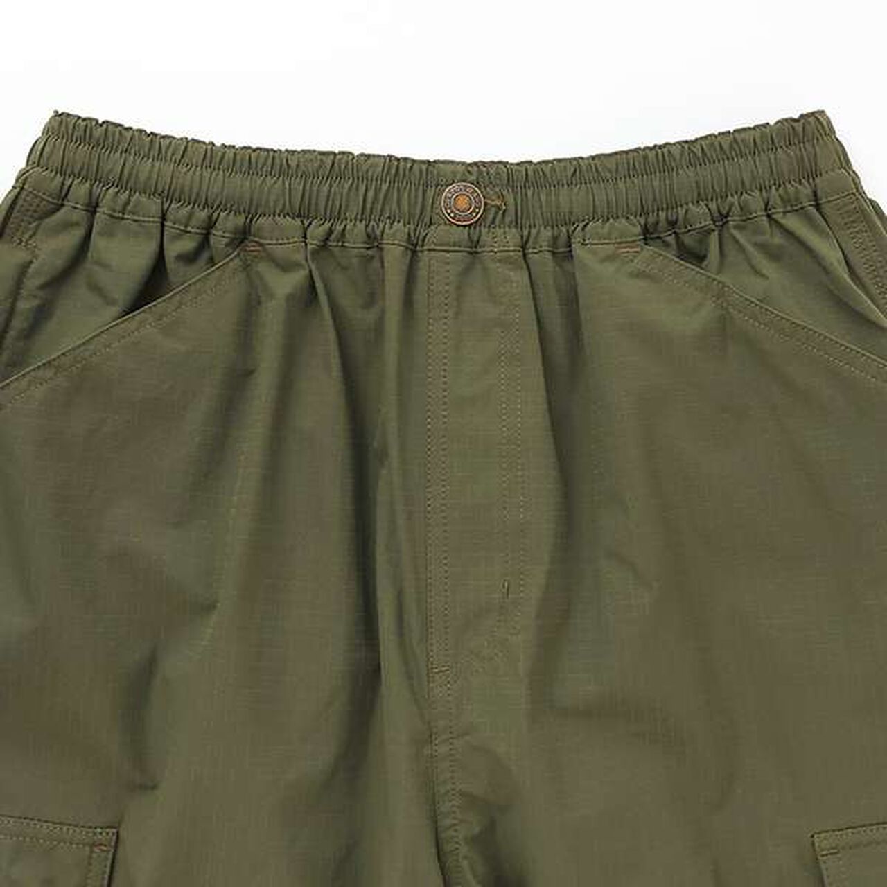 [Easycare] Poly Lip Half Cargo Pants,Khaki, large image number 2