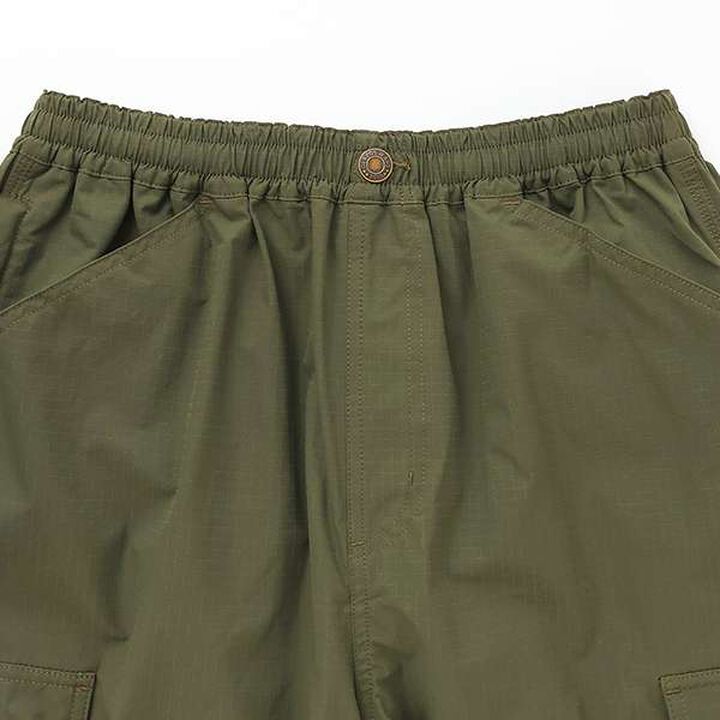 [Easycare] Poly Lip Half Cargo Pants,Khaki, medium image number 2