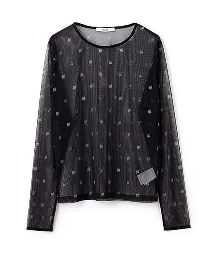 Monogram Sheer Inner Wear,Ivory, medium image number 5