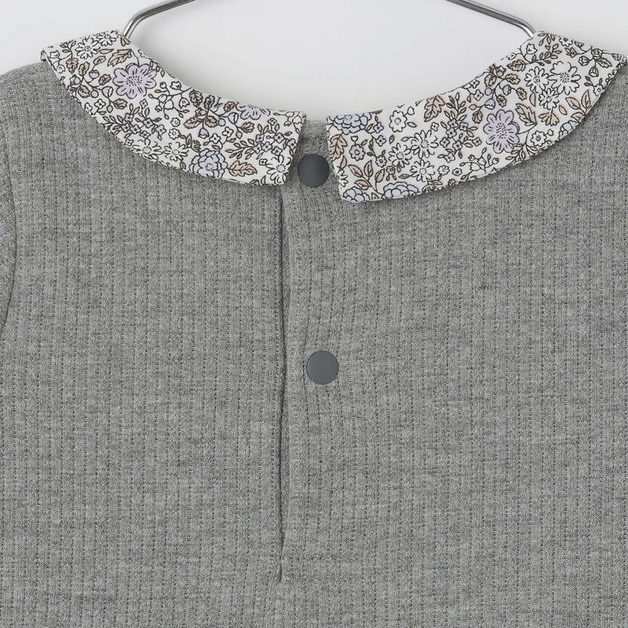 Collared Balloon SK Romper,Light pink, large image number 11