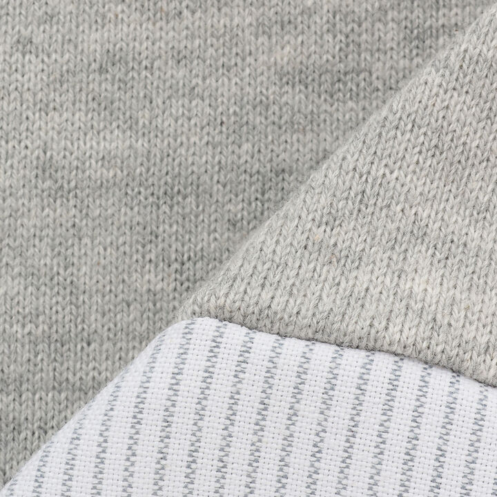 Chikawa Face Motif Long-Sleeve T-Shirt,Top gray, medium image number 21