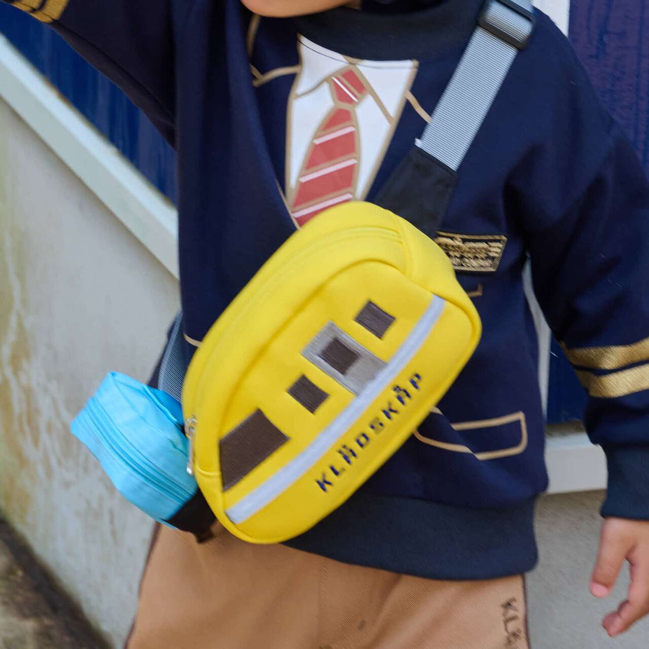 Train Sling Bag,Yellow, large image number 0