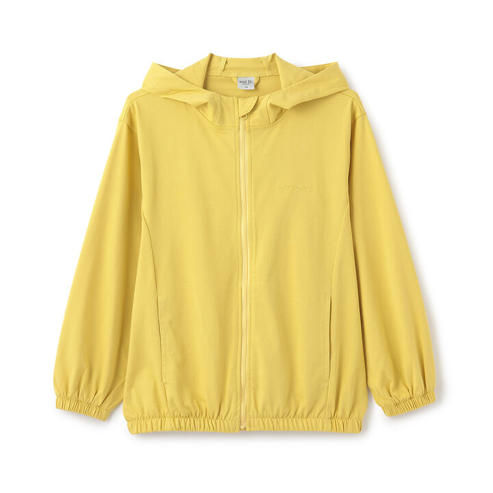 [Cool Touch] [UV Protection] [Antibacterial] Zip Parka,Yellow, medium image number 0