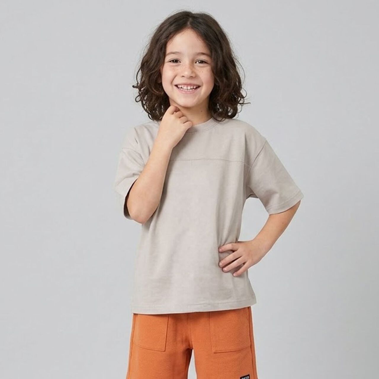 [100% Cotton] Everyday Favorite! Short Sleeve T-Shirts (2-Piece Set) [Kids, Boys & Girls],Milky white, large image number 22