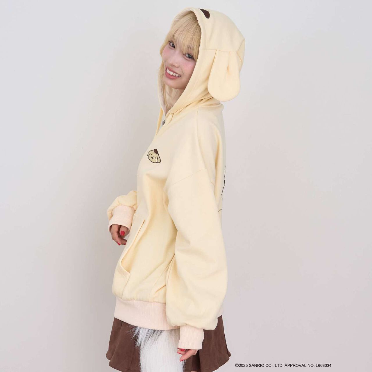 Sanrio Characters Roleplay Hoodie,Off white, large image number 8