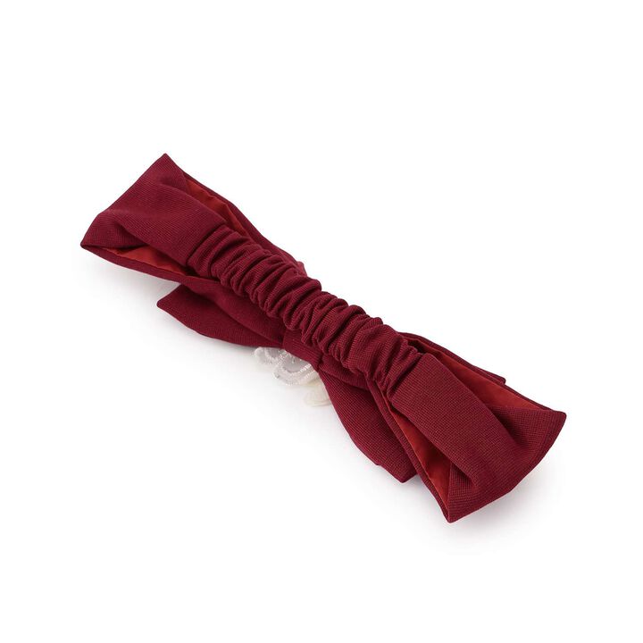 Japanese-Style Ribbon Headband,Red, medium image number 4
