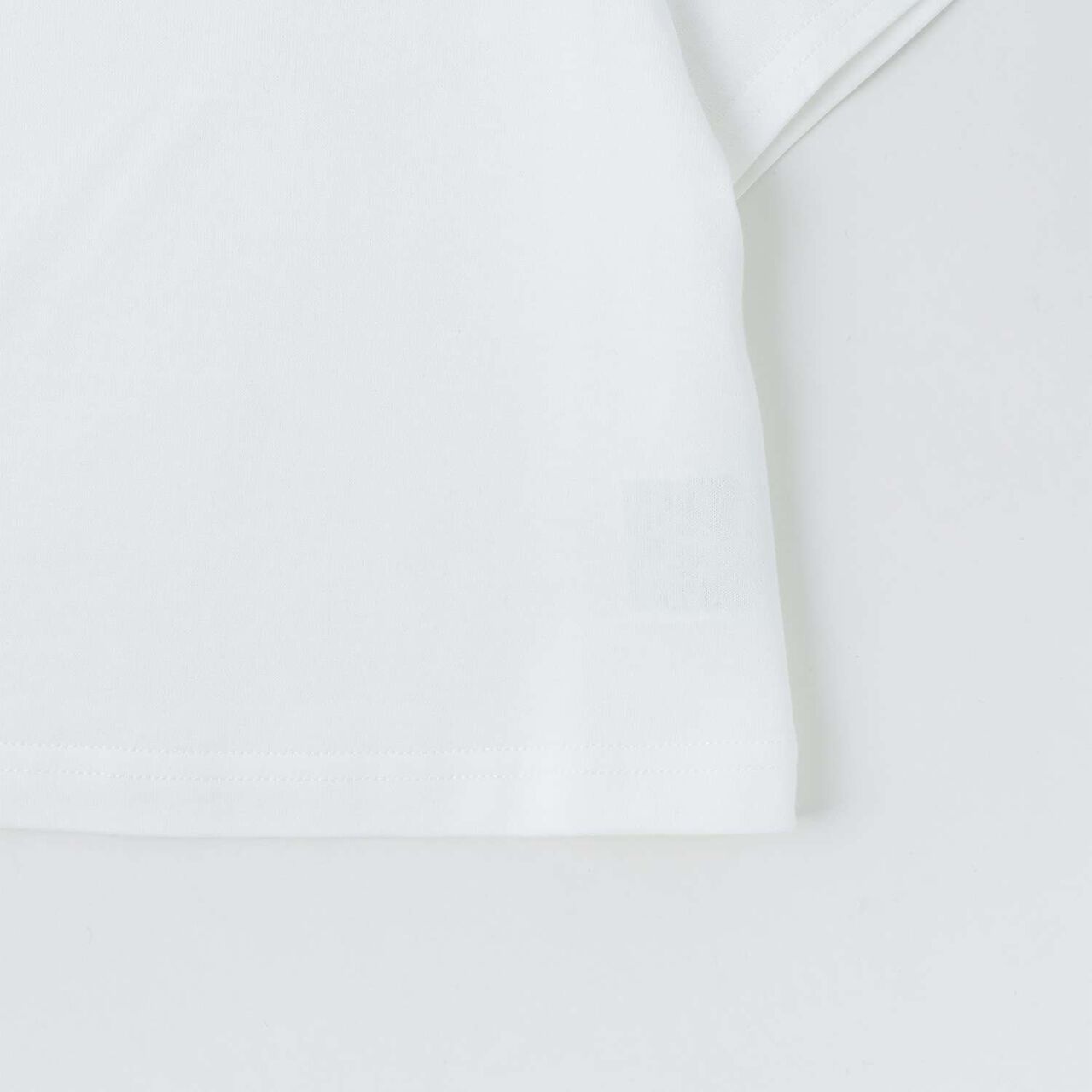 Mesh Zip Hoodie & Shoulder-Opening T-Shirt Set,Pearl white, large image number 9