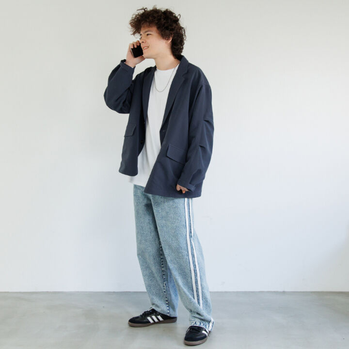 [Set Up Compatible] Utility Tailored Jacket,Navy, medium image number 12