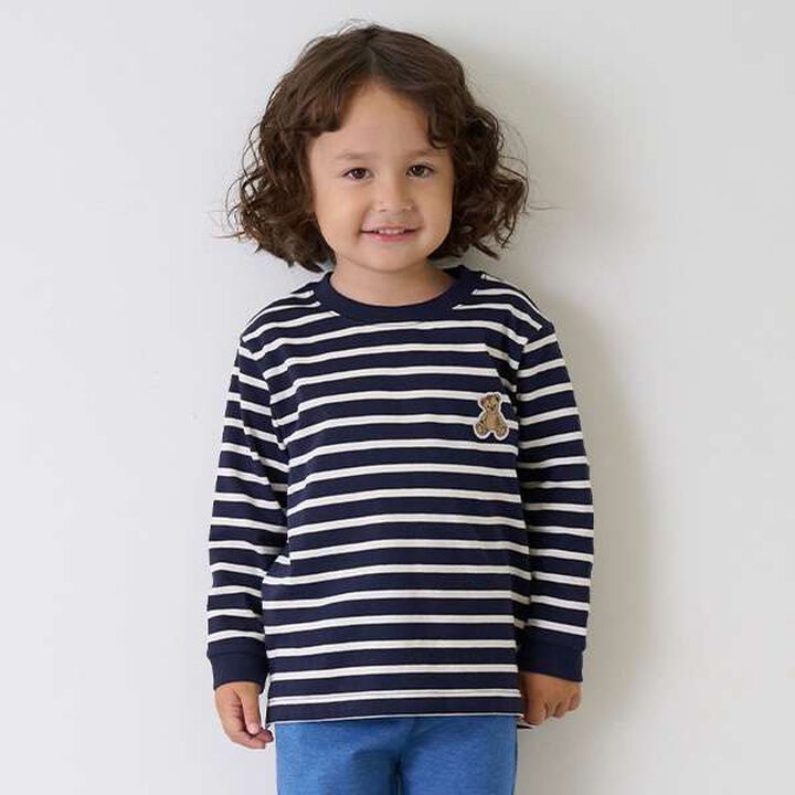 Affordable BOYS Long-Sleeve T-Shirt,Striped, medium image number 0
