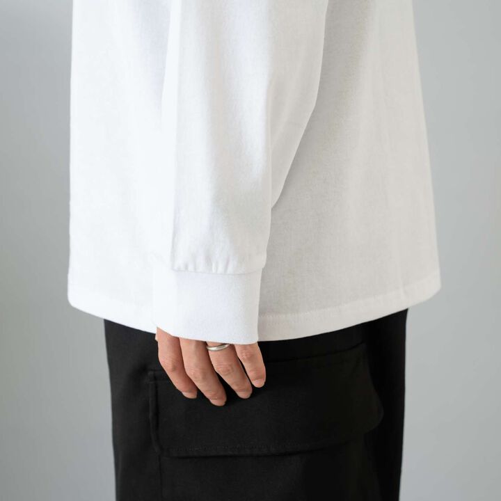 [Matching with Dad Outfit] Link Assortment Transfer Wide Long Sleeve T-Shirt,Blue, medium image number 11