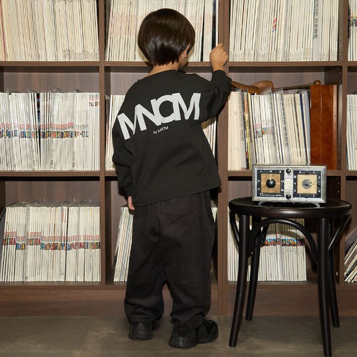 [MNCM] [Coordinatable Setup] Comfortable Jersey Fabric Pocket Big T-Shirt,Black, medium image number 30