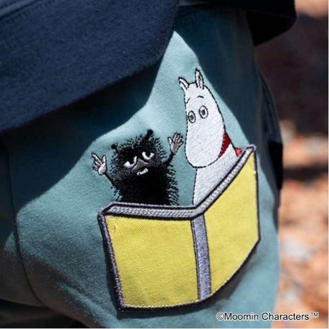 [MOOMIN] Long-Length Cut Hem Leggings,Moderate green, large image number 7
