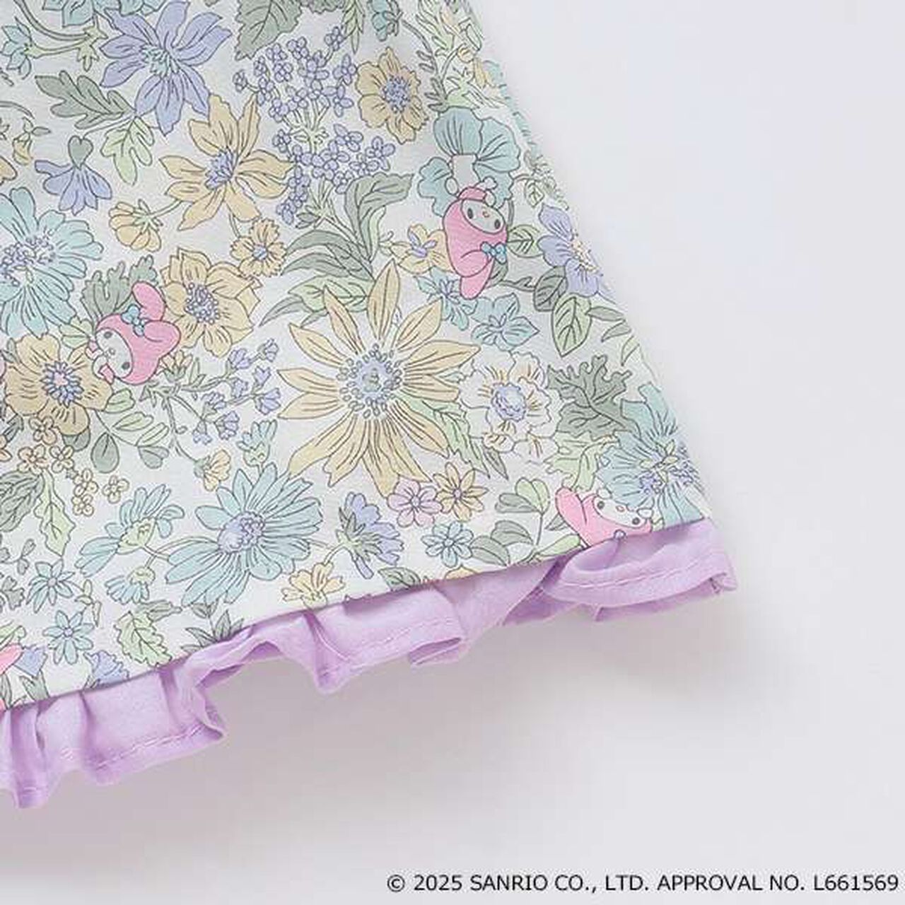 [My Melody] Liberty Baby Suit,Coral red, large image number 5