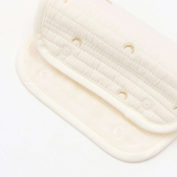 Quilted Embroidery Belt Cover,Ivory, medium image number 4