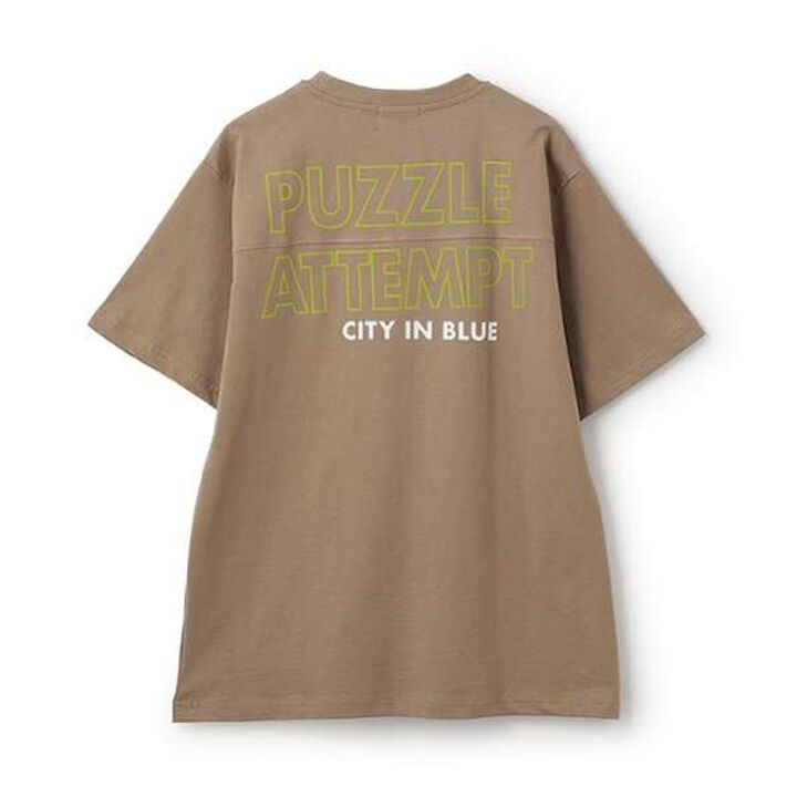 Back Reflective Print Short Sleeve T-Shirt,White, medium image number 17