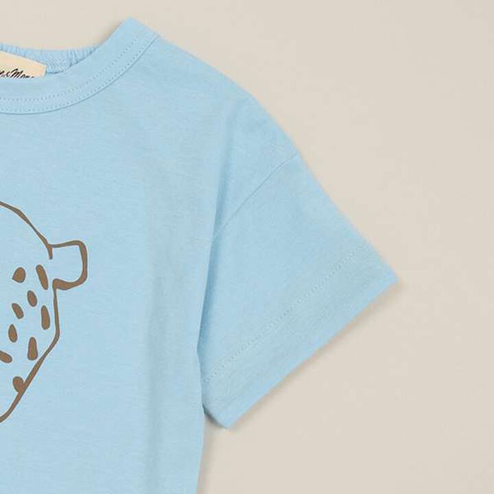 Animal Face Printed T-Shirt,Off white, medium image number 6