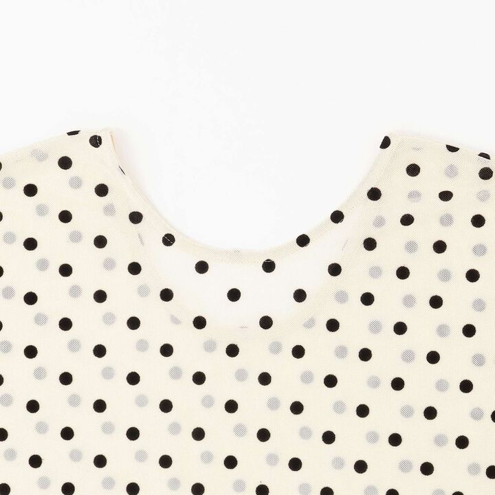 [Formal] 2-Way Sheer Dot Top,Black, medium image number 12