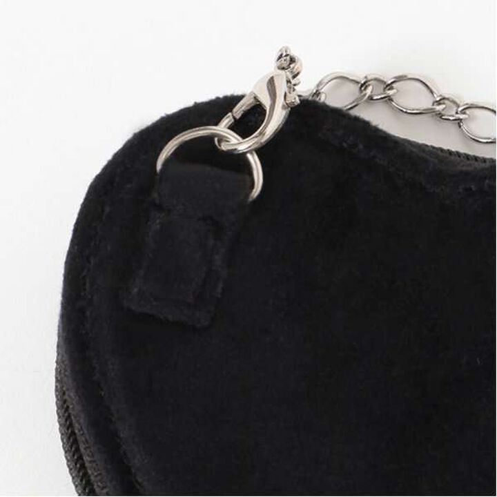 Heart Mini Bag Included Custom Check Pleated Skirt,Deep red, medium image number 4