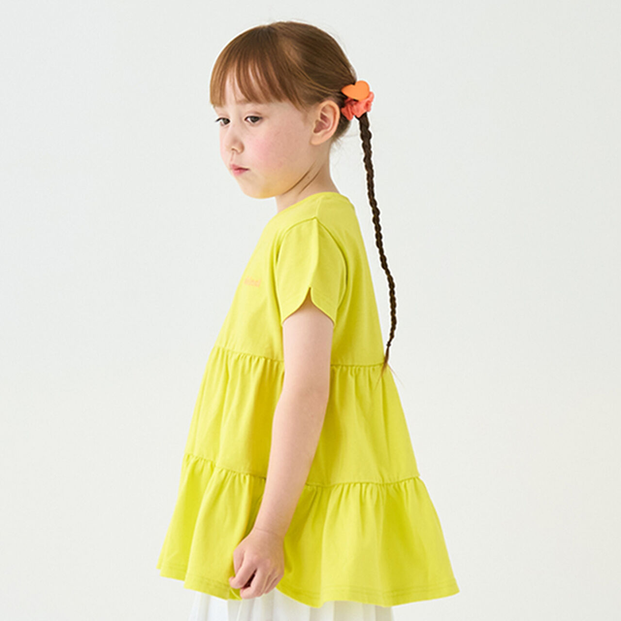 Anti-Stain Tiered Tunic,Yellow, large image number 1