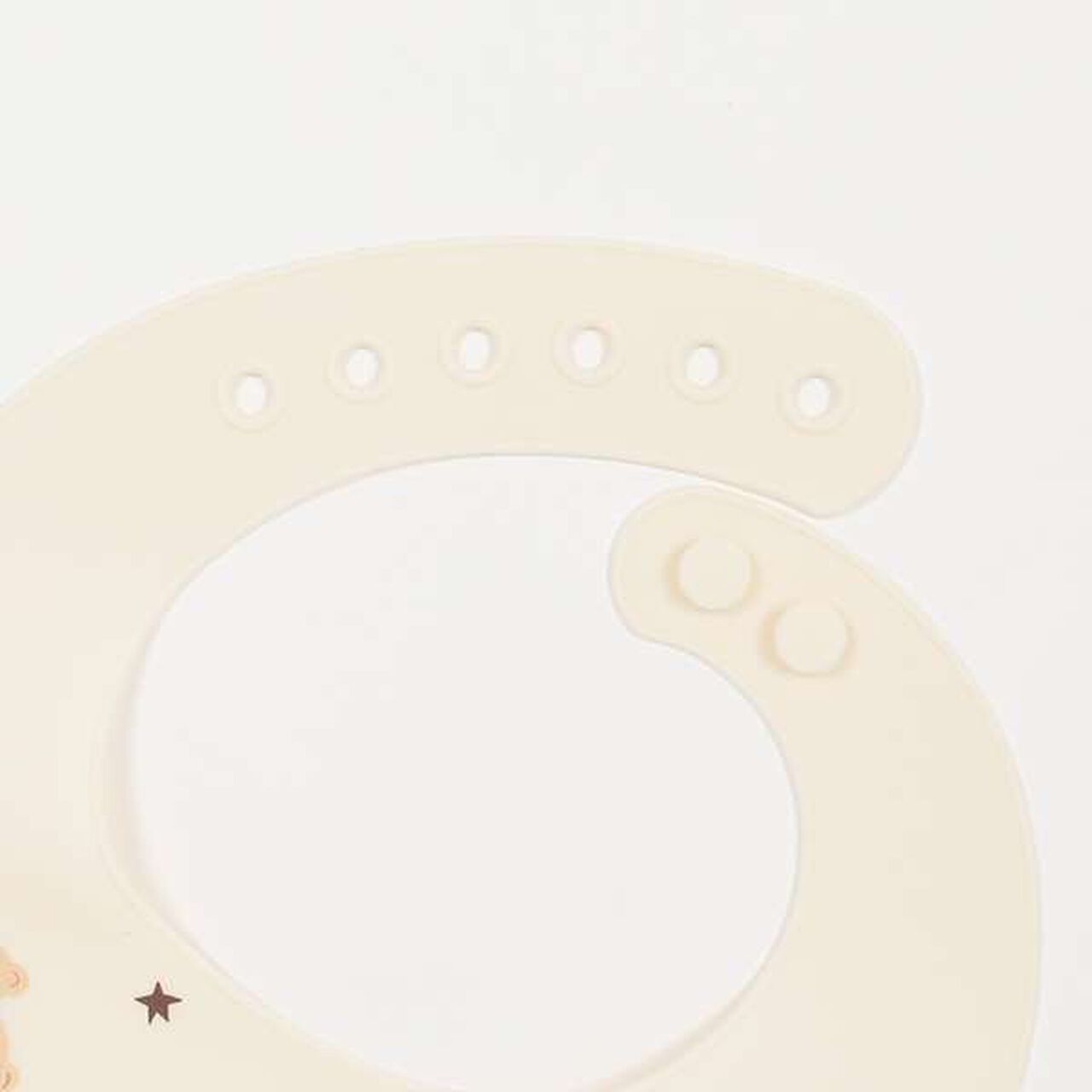 Silicone Feeding Bib,Ivory, large image number 2