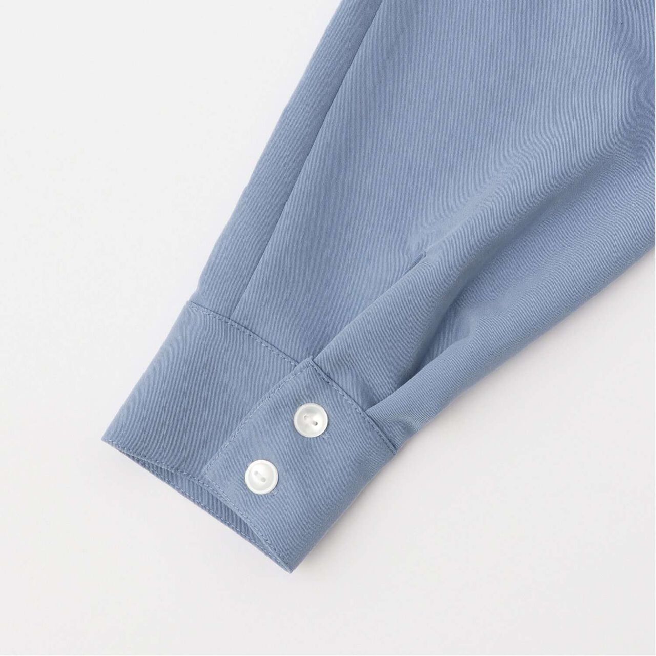 [Pleated Shirt Dress + Knit Vest Set],Blue, large image number 8