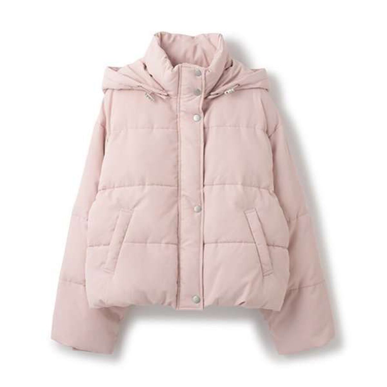 Puffy Short Jacket,Black, large image number 13